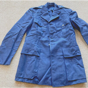 U.S. Air Force Mens 100% Wool Blazer Dress Suit Jacket Military 40R Tony Orlando